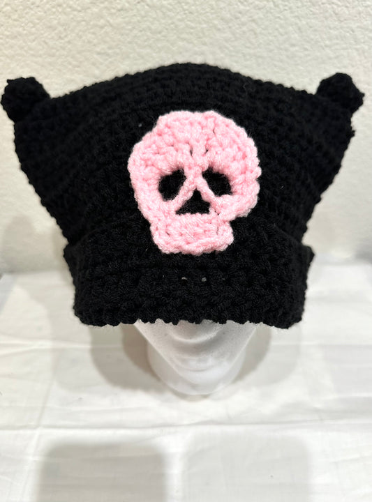 Kuromi Crochet Hat