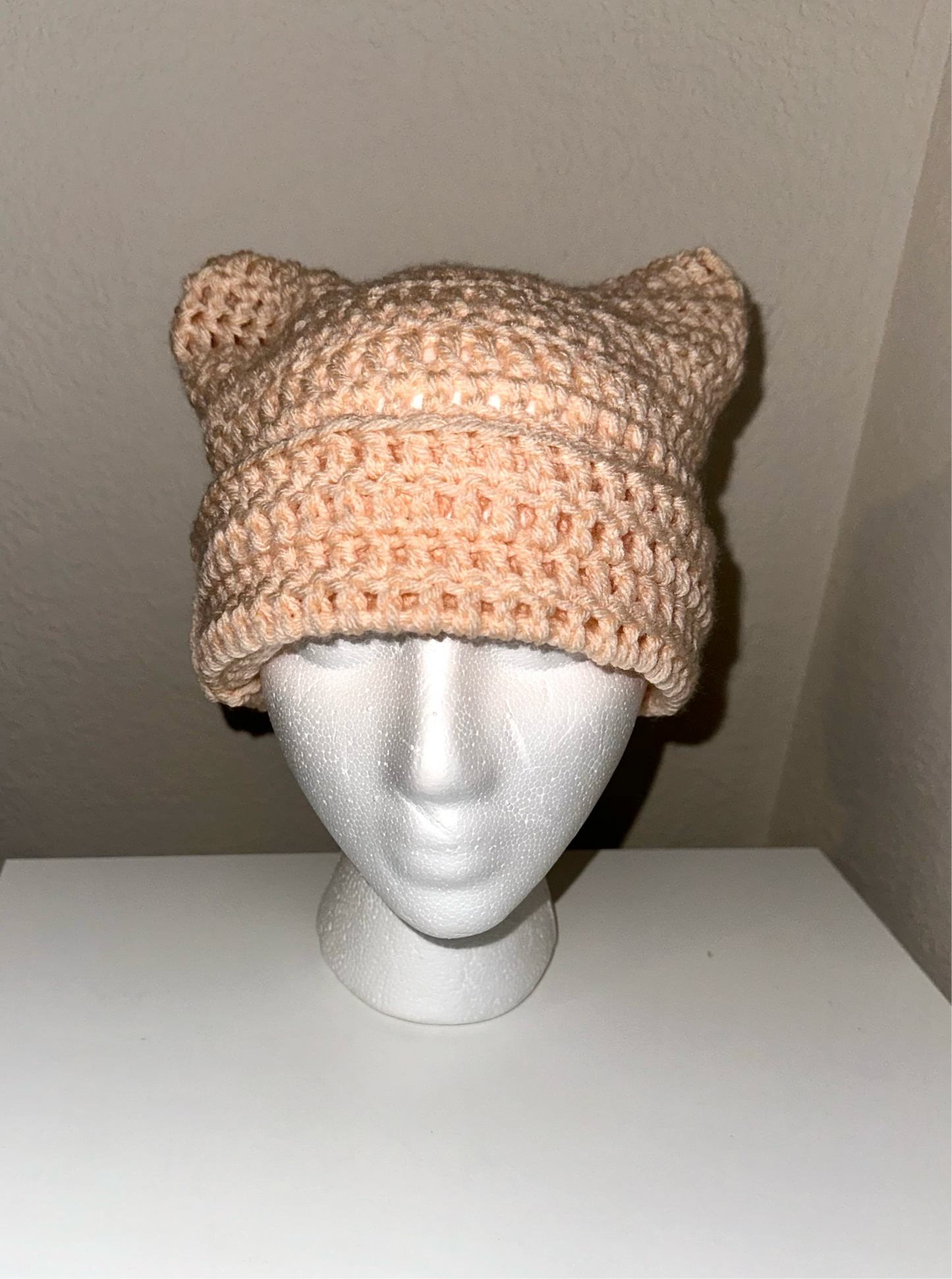 Crochet Cat Ear Beanie