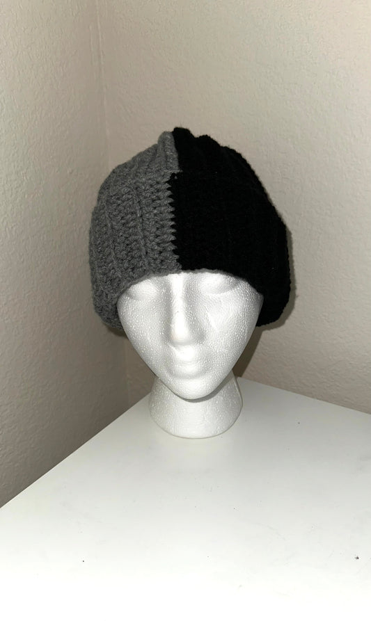 Ribbed Crochet Beanie