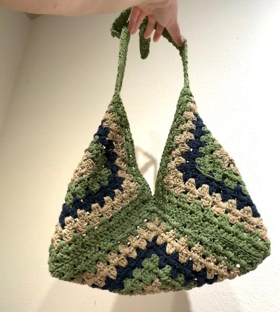 Earth Tone Crochet Bag